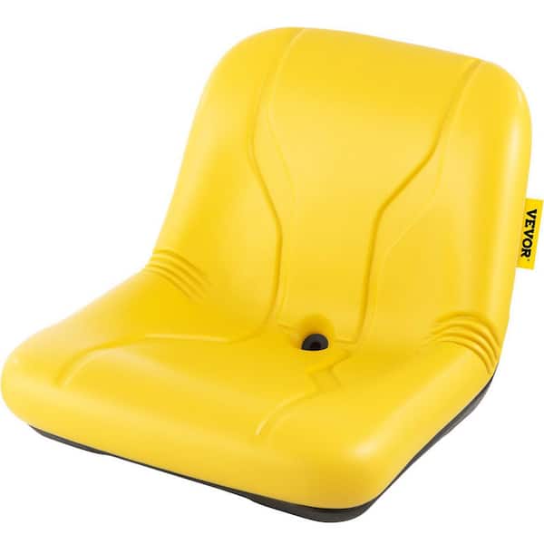 VEVOR Universal Tractor Seat Compatible with John Deere Model Industrial High Back PVC Mower Seat Compact Forklift Seat