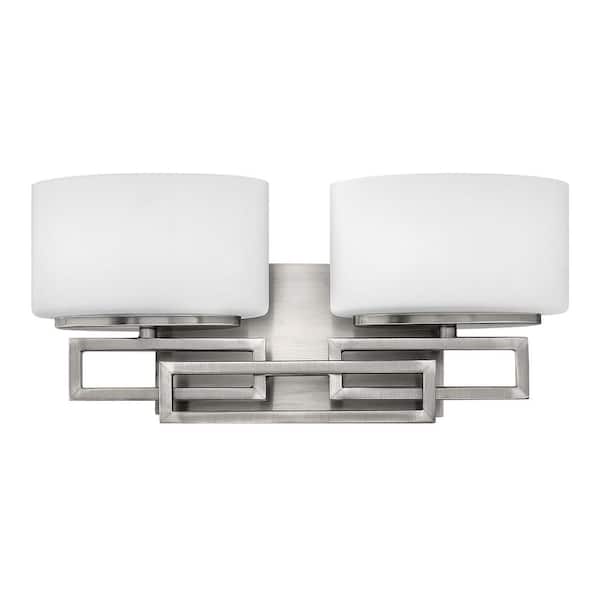 Lanza 16.25 in. 2 Light Antique Nickel Vanity Light