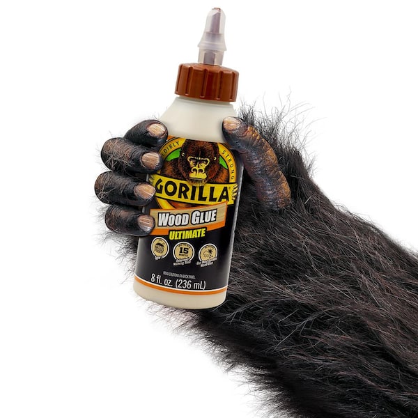 Gorilla Glue Gorilla Wood Glue - 4 oz - Wood, Project, Indoor, Outdoor -  Water Resistant, Non-foaming, Moisture Resistant, Easy to Use, Adhesive,  Pain 