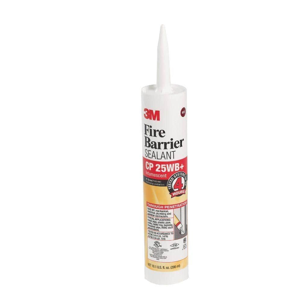 3m 10 1 Fl Oz Red Fire Barrier Cp 25wb Plus Sealant Cp25wb 10 The Home Depot