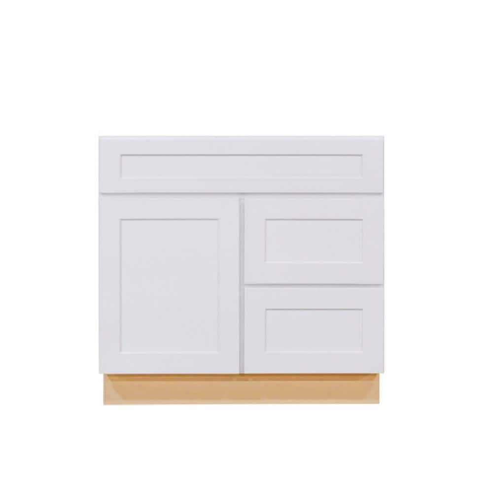 Liberty 30 in. W x 21 in. D x 34.5 in. H Bath Vanity Cabinet without Top wi