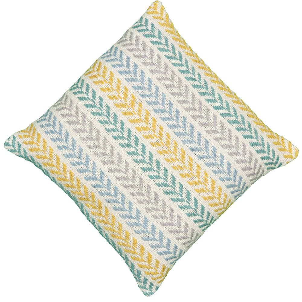 LR Home Thick Chevron Beige Geometric Hypoallergenic Polyester 30