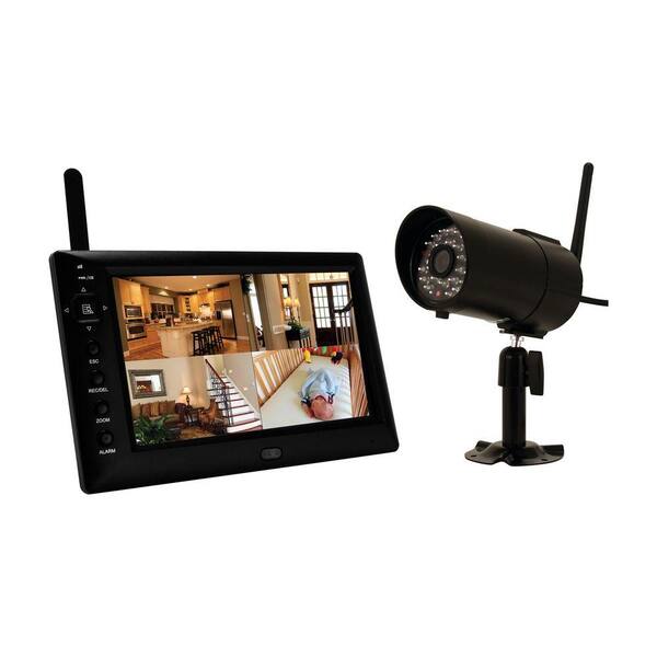 First Alert 4-Channel Surveillance System with 1 Camera and 7 in. LCD Screen