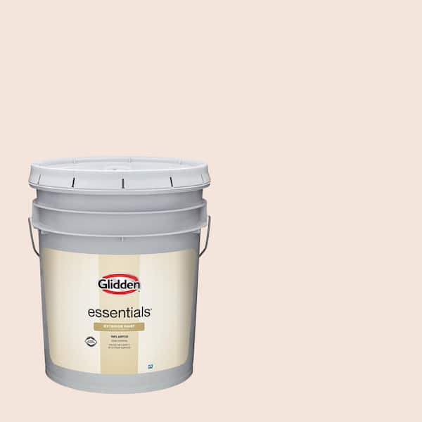 Glidden Essentials 5-gal. Champagne Ice PPG1192-1 Semi-Gloss Exterior Paint