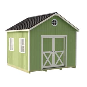North Dakota 12 ft. x 20 ft. Wood Storage Shed Kit with Floor Including 4 x 4 Runners