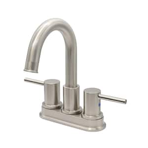 St. Lucia 2-Handle 4" Centerset Bathroom Faucet in Brushed Nickel