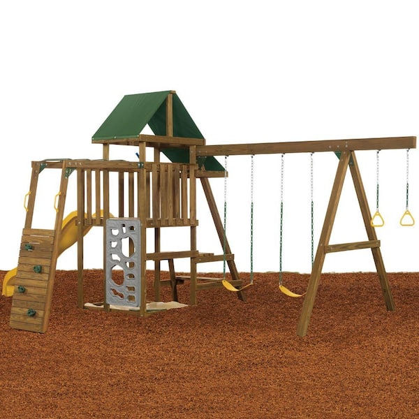 PlayStar Rival Bronze Ready to Assemble Swing Set