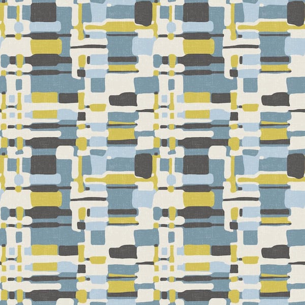 RoomMates Retro Plaid Peel and Stick Wallpaper (Covers 28.29 sq. ft.)
