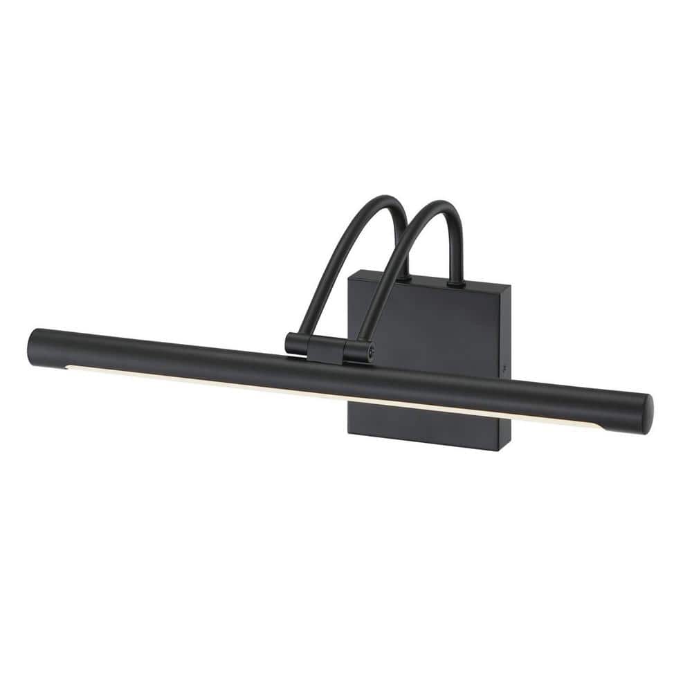 Matte Black Adjustable LED Picture Light with Dimmable Feature