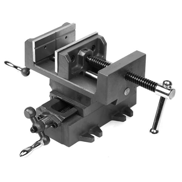 WEN CV414 4.25 in. Compound Cross Slide Industrial Strength Benchtop and Drill Press Vise - 2