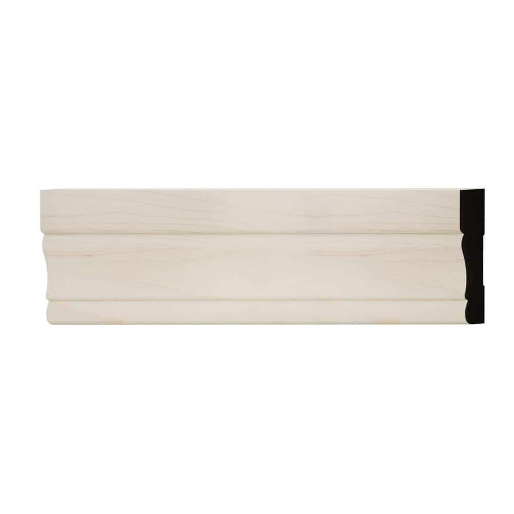 Ekena Millwork WM443 0.63 in. D x 3.25 in. W x 6 in. L Wood (Maple ...