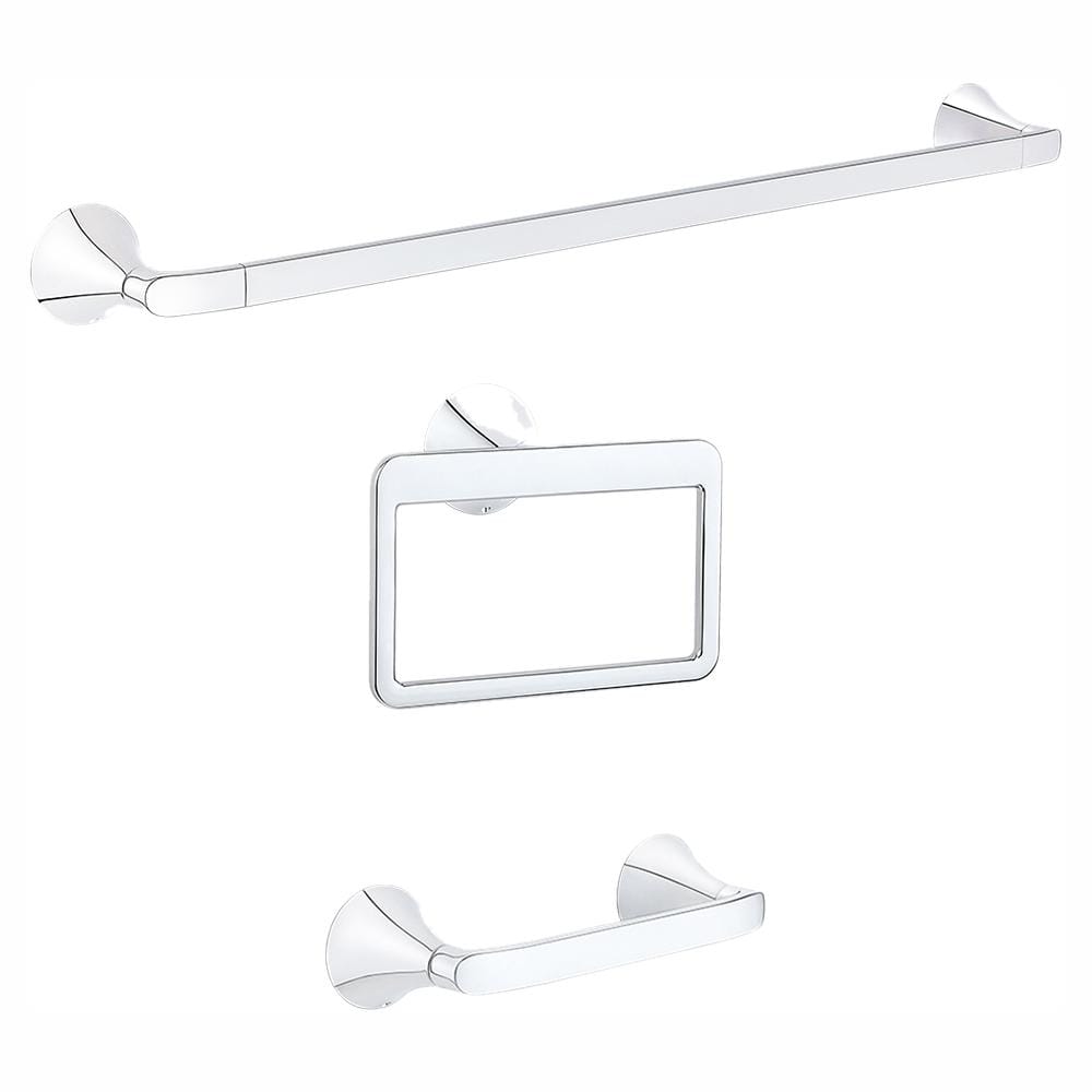 Pfister Brea 3 Piece Bath Accessory Kit in Polished Chrome 3KITBREACH The Home Depot
