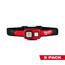 Milwaukee 2104 Spot Flood Headlamp – 450 Lumens, Adjustable, Hard Hat Compatible, 3 AAA Batteries Included