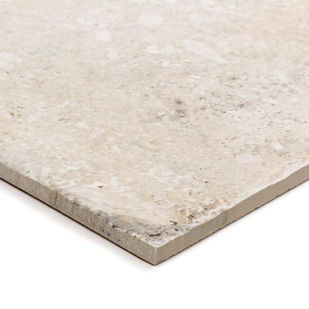 Ravello 24" x 24" Beige Natural Stone Look Porcelain Tile