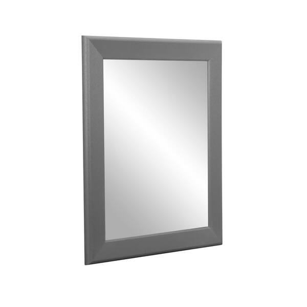 BrandtWorks Designer Rectangle Silver Wall Mirror