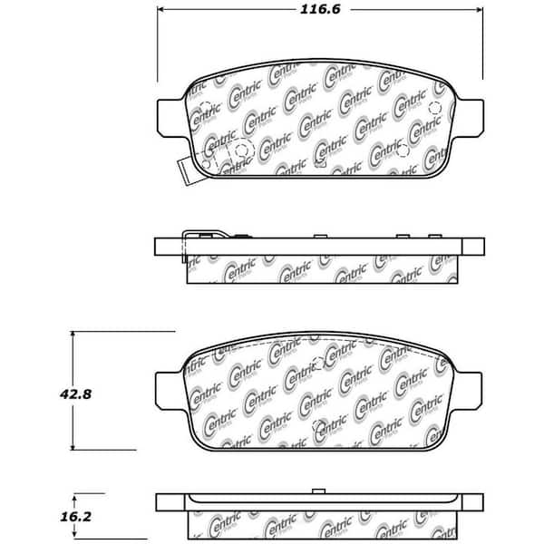 Centric Parts Disc Brake Pad Set