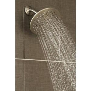 Velocity 2-Spray 8 in. Single Wall Mount Fixed Adjustable Spray Shower Head in Chrome
