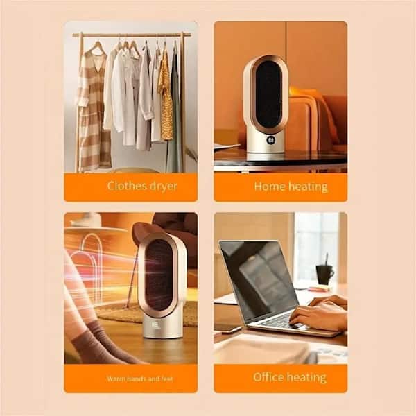 New Electric Heater Portable Vertical Household Heater PTC Ceramic