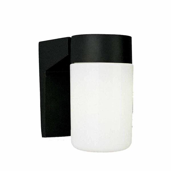 Filament Design Lenor 1-Light Black Fluorescent Ceiling Semi-Flush Mount Light