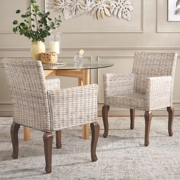 Armando White Wash Dining Chair (Set of 2)