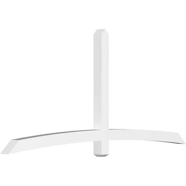 Ekena Millwork Bellingham 96 in. W x 44 in. H x 4 in. D Signature Polyurethane Bracket