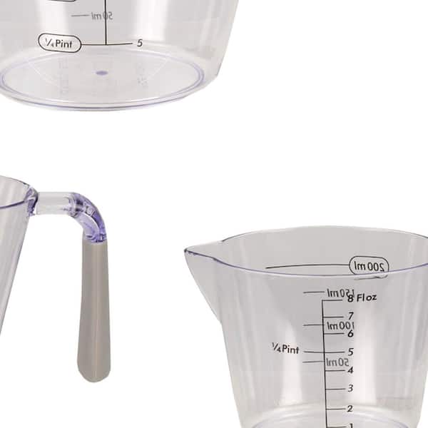 Kitchen Art Pro Mini Adjust-A-Cup Metric/Standard Satin 4 in 1 Measuring Cup