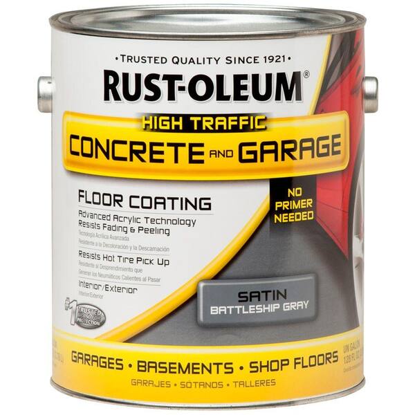 Rust-Oleum EpoxyShield 1 gal. Battleship Gray Concrete Floor Paint (Case of 2)