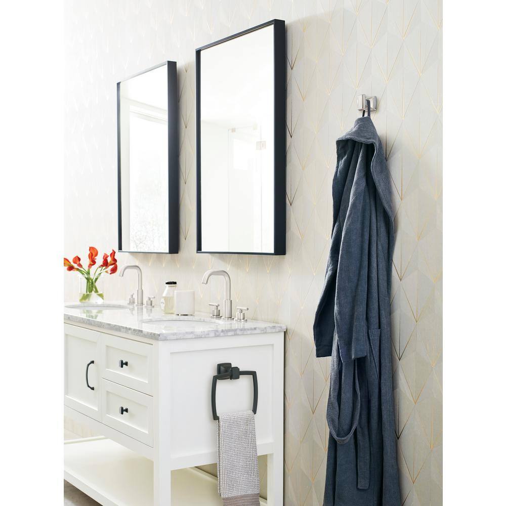Polished Nickel Single Prong Bathroom Robe Hook