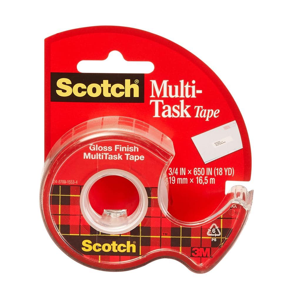 Scotch Magic Tape in Dispensers Matte Finish 3/4in x 600in 2 Count x 2 Pack 