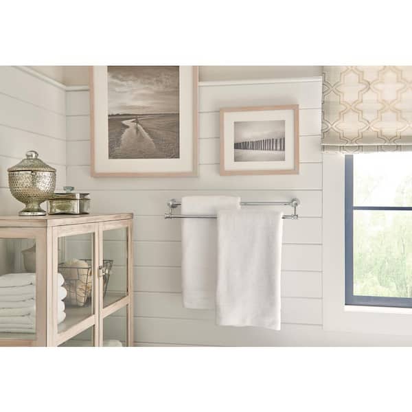 Belfield 24 in. Double Towel Bar in Chrome