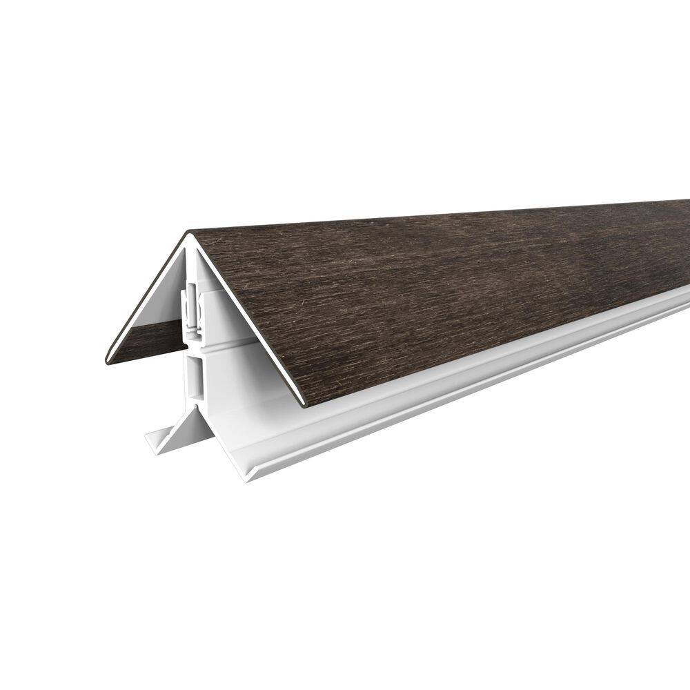 Alusions 2.87 in. x 3.56 in. x 8 ft. Spanish Walnut Composite Aluminum Outside Corner Trim Kit for 1 in. Board price history on PriceWatchPro