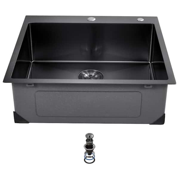 VEVOR 25 in. Kitchen Sink Workstation, 304 Stainless Steel