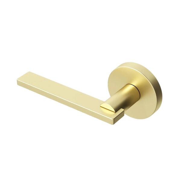 Okun Valli Metal Brushed Champagne Gold Dummy Door Handle with