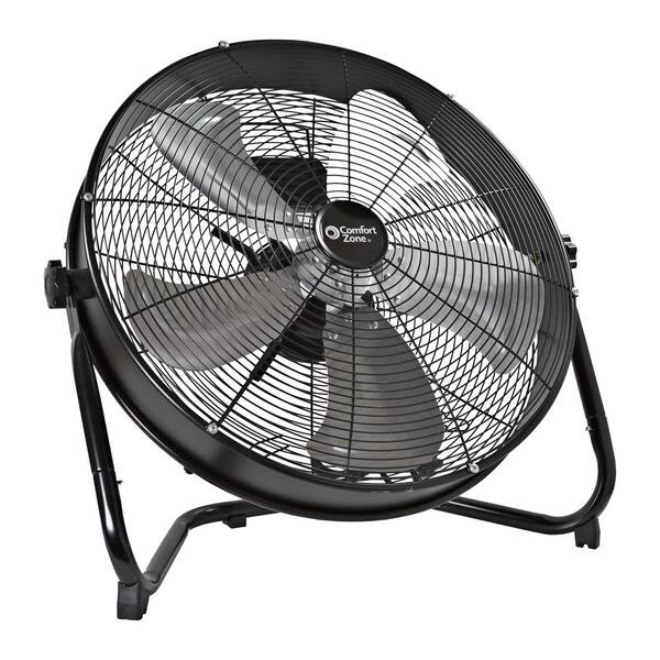Comfort Zone In High Velocity Industrial 3 Speed Black Slim Profile Drum Fan With Aluminum Blades And Adjustable Tilt In Black Czhvs Comfort Zone In High Velocity Industrial 3 Speed Black Slim Profile Drum Fan With Aluminum Blades And Adjustable Tilt In Black Czhvs