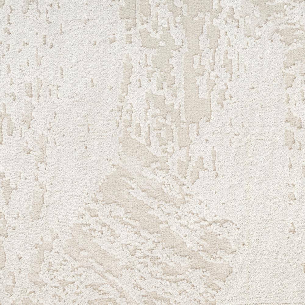 Elysian Ivory Abstract Wool-Blend 5'3" x 7'3" Area Rug