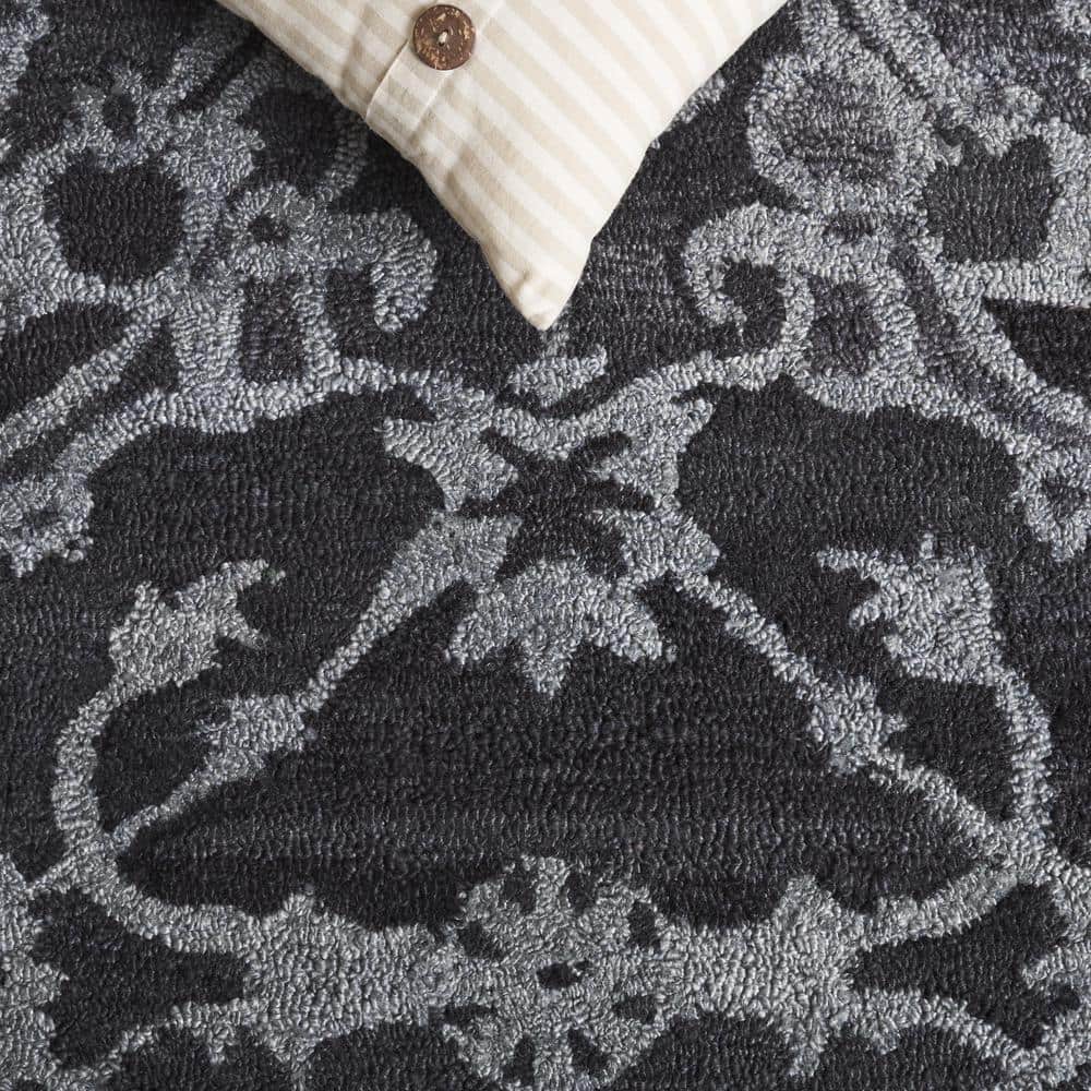 Anatolia Gray Hand Tufted Wool 8' x 10' Area Rug