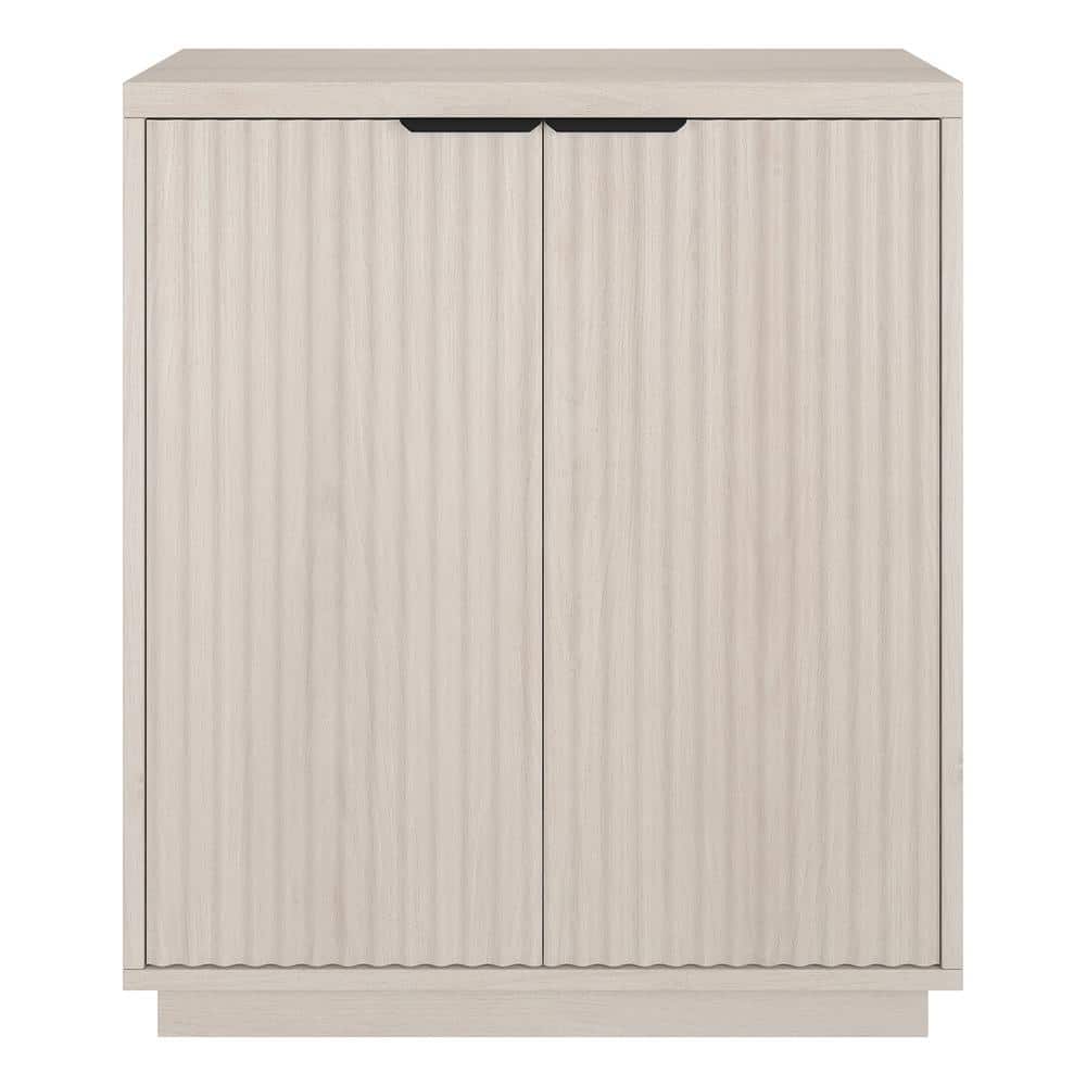 Alder White 28" Freestanding Office Cabinet with Adjustable Shelving