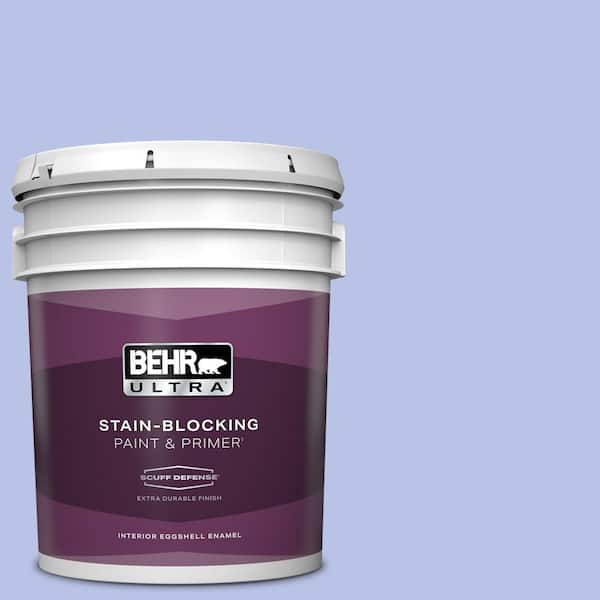 BEHR ULTRA 5 gal. #P540-3 Canterbury Bells Extra Durable Eggshell Enamel Interior Paint & Primer