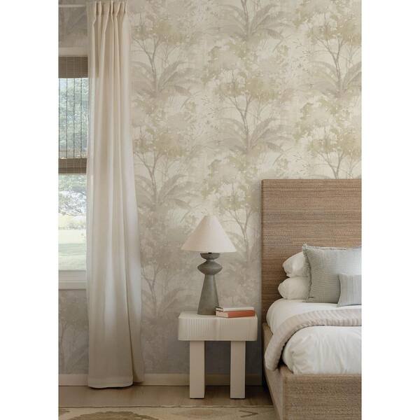 Mistwood Beige Forest Wallpaper