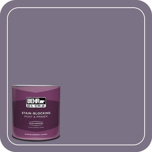 BEHR ULTRA 1 qt. #660F-6 Peruvian Violet Extra Durable Eggshell Enamel Interior Paint & Primer