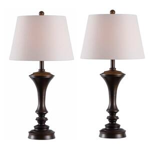 Isabella 29 in. Copper Table Lamps (2-Pack)