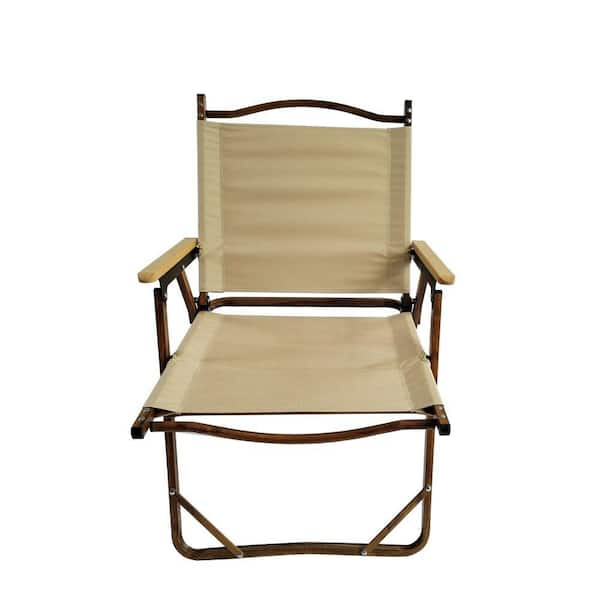 Cubilan Comfy Foldable and Portable Chair with Armrests Aluminium Frame, Travel Kermit Chair Easy to Fold and Carry, Set of 4
