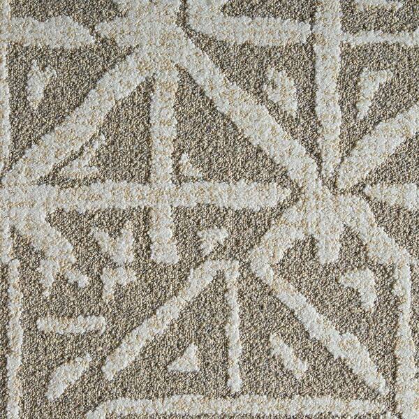 FLOR Yabara Dune 19.7 in. x 19.7 in. Carpet Tile (6 Tiles/Case)