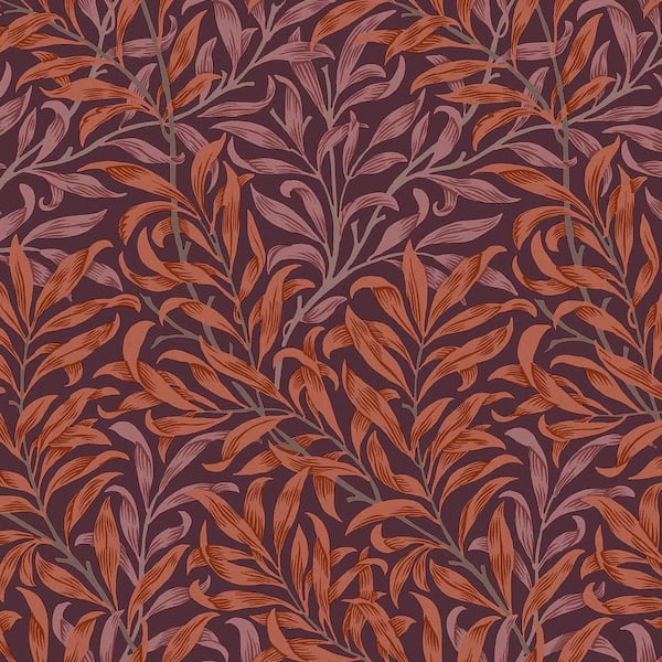 Graham & Brown William Morris At Home Willow Bough Plum Wallpaper