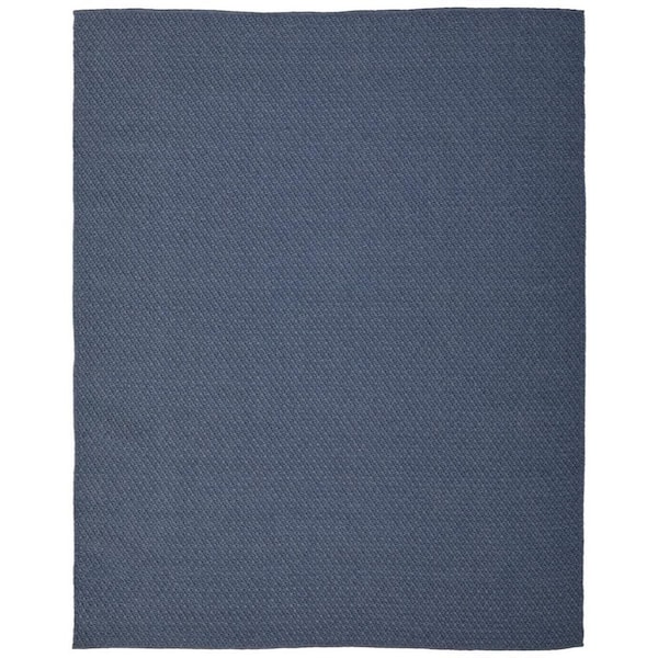 9 ft. x 12 ft. Blue Abstract Area Rug