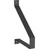 Liberty 8.19 in. Matt Black Steel Rustic Decorative Shelf Bracket (2-Pack)  S42664C-FB-U - The Home Depot