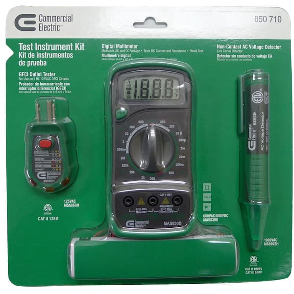Commercial Electric Electronic Tester Kits K500E The Home Depot