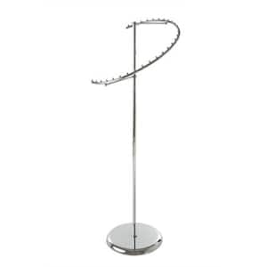 Chrome Metal Clothes Rack 18 in. W x 67 in. H