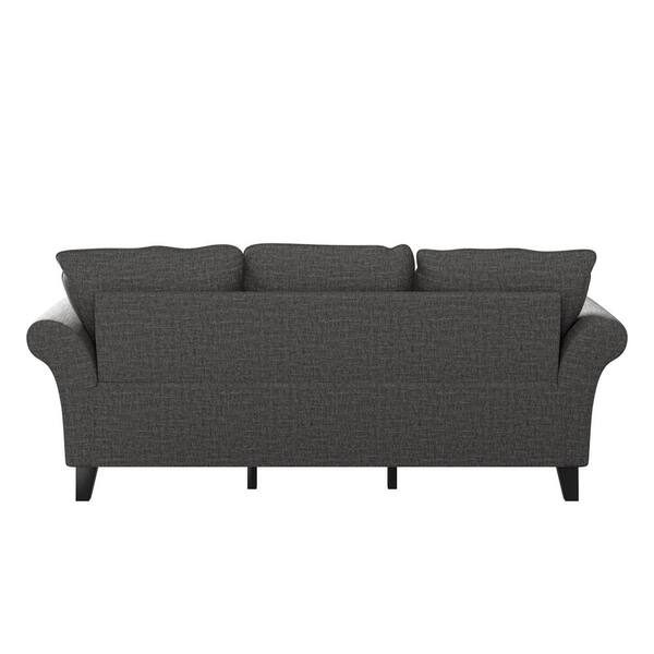 charcoal 2 seater sofa