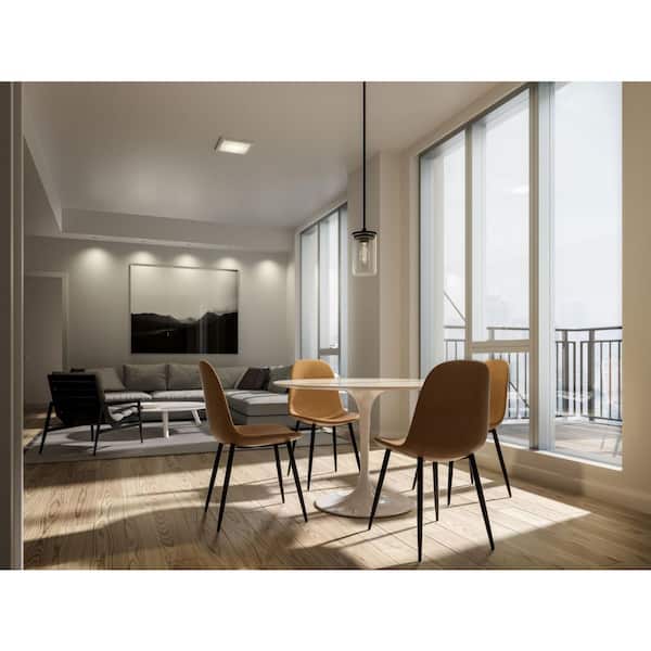 KICHLER Crosby 1-Light Black Contemporary Shaded Kitchen Mini